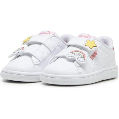 Puma Unisex, Sneakers, Smash 3.0 Badges V Inf, Weiss, (22) Puma Unisex, Sneakers, Smash 3.0 Badges V Inf, Weiss, (22)