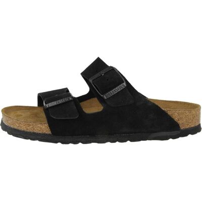 Birkenstock, Herren, Sandalen, Arizona SFB Veloursleder normal, Schwarz, (43) Birkenstock, Herren, Sandalen, Arizona SFB Veloursleder normal, Schwarz, (43)