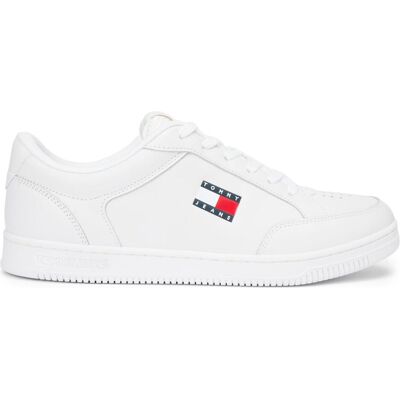 Tommy Hilfiger Herren, Sneakers, Tjm Cupsole Long Lace Leather, Weiss, (41) Tommy Hilfiger Herren, Sneakers, Tjm Cupsole Long Lace Leather, Weiss, (41)