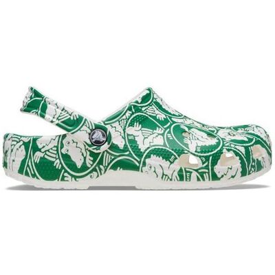 Crocs, Unisex, Hausschuhe, Classic Duke Print Clog, Grün, (45) Crocs, Unisex, Hausschuhe, Classic Duke Print Clog, Grün, (45)