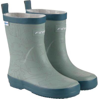 finkid, Unisex, Gummistiefel, Kid's Kumi, Grün, Grau, (32) finkid, Unisex, Gummistiefel, Kid's Kumi, Grün, Grau, (32)