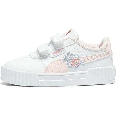 Puma Damen, Sneakers, Carina 3.0 Floral V Inf, Pink, Weiss, (26) Puma Damen, Sneakers, Carina 3.0 Floral V Inf, Pink, Weiss, (26)