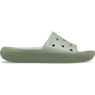 Crocs, Unisex, Sandalen, Classic Slide v2, Grün, (43, 43 1/3, 43.5, 44) Crocs, Unisex, Sandalen, Classic Slide v2, Grün, (43, 43 1/3, 43.5, 44)