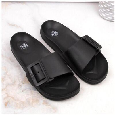 Big Star, Damen, Flip-Flops, INT1374E 36 Klapki plażowe W FF274A389 czarne, Schwarz, (36) Big Star, Damen, Flip-Flops, INT1374E 36 Klapki plażowe W FF274A389 czarne, Schwarz, (36)