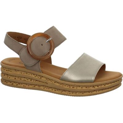 Gabor Damen, Sandalen, Sandale, Beige, Braun, (40) Gabor Damen, Sandalen, Sandale, Beige, Braun, (40)