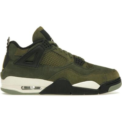 Nike Herren, Sneakers, Air Jordan 4, Schwarz, Beige, Braun, Grün, (45) Nike Herren, Sneakers, Air Jordan 4, Schwarz, Beige, Braun, Grün, (45)