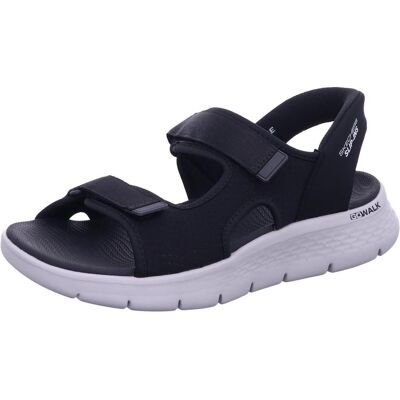 Skechers Herren, Sandalen, Go Walk Flex Zandal-Easy Entr - Heren Sandalen - Zwart, Schwarz, (44) Skechers Herren, Sandalen, Go Walk Flex Zandal-Easy Entr - Heren Sandalen - Zwart, Schwarz, (44)
