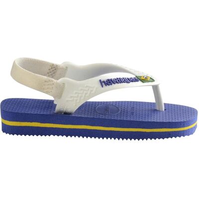Havaianas, Unisex, Flip-Flops, Brasil Logo II Sandals Baby, Blau, (24) Havaianas, Unisex, Flip-Flops, Brasil Logo II Sandals Baby, Blau, (24)