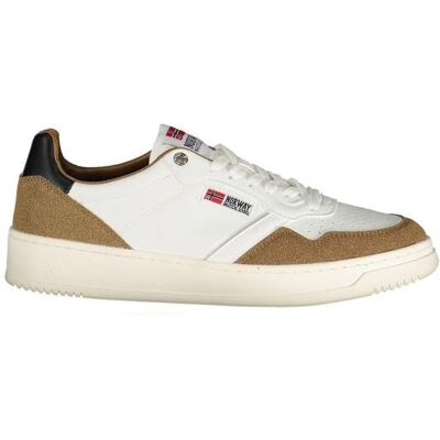 Norway 1963, Herren, Sneakers, Bianco Polyurethane Men Sneaker, Weiss, (46) Norway 1963, Herren, Sneakers, Bianco Polyurethane Men Sneaker, Weiss, (46)