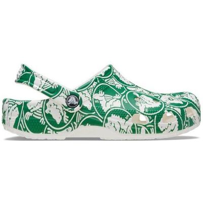 Crocs, Unisex, Hausschuhe, Classic Duke Print Clog, Grün, (37) Crocs, Unisex, Hausschuhe, Classic Duke Print Clog, Grün, (37)