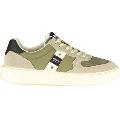 Blauer, Herren, Sneakers, Grünes Leder Herren Sneaker, Grün Blauer, Herren, Sneakers, Grünes Leder Herren Sneaker, Grün
