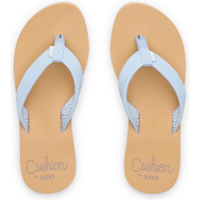 Reef Damen, Hausschuhe, Kissenbrise, Weiss, Beige, Blau, (37.5) Reef Damen, Hausschuhe, Kissenbrise, Weiss, Beige, Blau, (37.5)