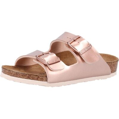 Birkenstock, Unisex, Sandalen, Arizona Kids Birko-Flor Schmal, Braun, Rosa, Kupfer, (33) Birkenstock, Unisex, Sandalen, Arizona Kids Birko-Flor Schmal, Braun, Rosa, Kupfer, (33)