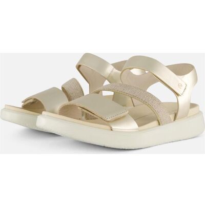 Ecco Damen, Sandalen, Sandali Flowt, Gold, Weiss, (38) Ecco Damen, Sandalen, Sandali Flowt, Gold, Weiss, (38)