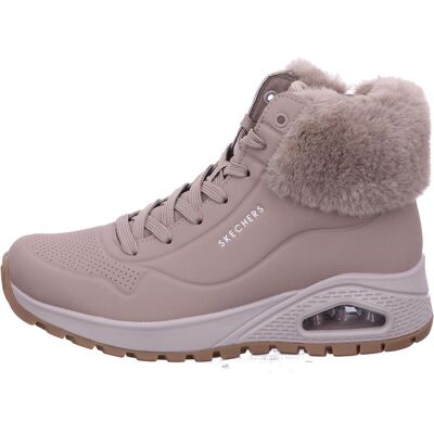 Skechers Damen, Boots + Stiefel, Schnürstiefel für Damen, Street Uno - luftgepolstert taupe, Beige, (38) Skechers Damen, Boots + Stiefel, Schnürstiefel für Damen, Street Uno - luftgepolstert taupe, Beige, (38)