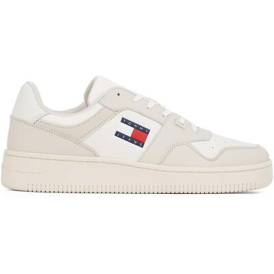 Tommy Hilfiger Herren, Sneakers, (New) Tjm Retro Basket Ess, Beige, (41) Tommy Hilfiger Herren, Sneakers, (New) Tjm Retro Basket Ess, Beige, (41)
