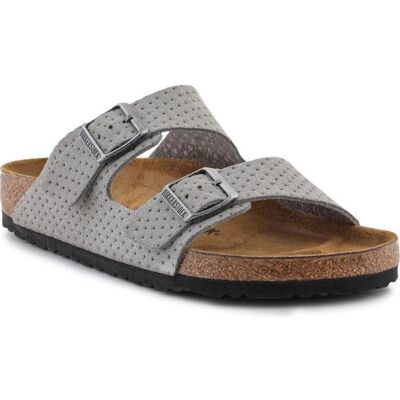 Birkenstock, Damen, Sandalen, Arizona BS Flip-Flops, Grau, Silber, (37) Birkenstock, Damen, Sandalen, Arizona BS Flip-Flops, Grau, Silber, (37)