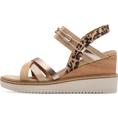 Tamaris Damen, Sandalen, Sandalette, Beige, (41) Tamaris Damen, Sandalen, Sandalette, Beige, (41)