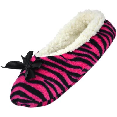 Normani, Damen, Hausschuhe, Damen-Slipper Hausschuhe mit Schleife, Mehrfarbig, Pink, (35, 36, 37, 38) Normani, Damen, Hausschuhe, Damen-Slipper Hausschuhe mit Schleife, Mehrfarbig, Pink, (35, 36, 37, 38)