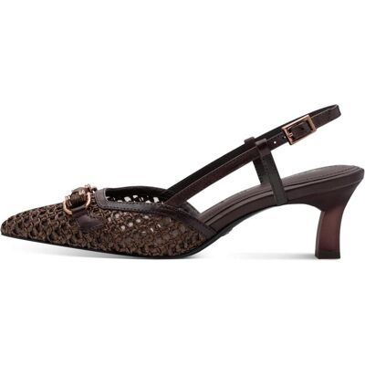 Tamaris Damen, Pumps, Slingpumps, Braun, (38) Tamaris Damen, Pumps, Slingpumps, Braun, (38)