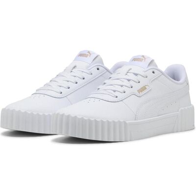 Puma Damen, Sneakers, Carina 3.0, Weiss, Gold, (40) Puma Damen, Sneakers, Carina 3.0, Weiss, Gold, (40)
