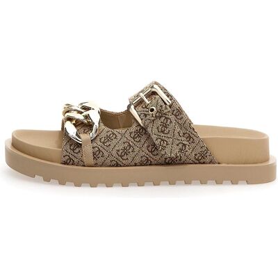 Guess Damen, Hausschuhe, Fatema 2, Braun, Beige, (39) Guess Damen, Hausschuhe, Fatema 2, Braun, Beige, (39)