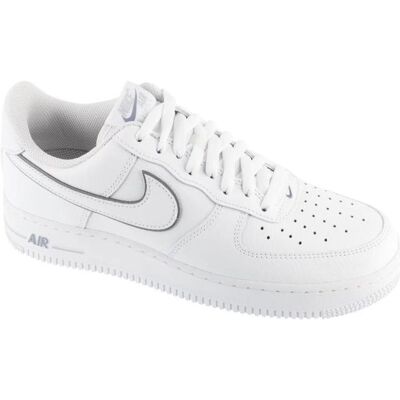 Nike Herren, Sneakers, Air Force 1 '07 LV8, Weiss, Grau, Silber, (46) Nike Herren, Sneakers, Air Force 1 '07 LV8, Weiss, Grau, Silber, (46)