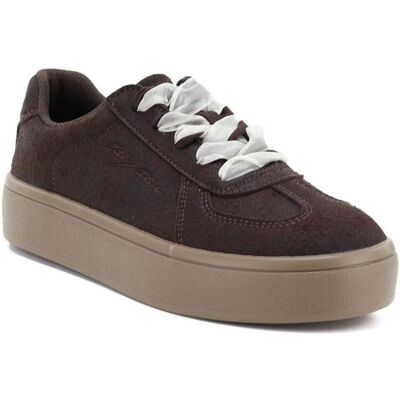 Big Star, Damen, Sneakers, Damen-Plateauschuhe, Braun, (39) Big Star, Damen, Sneakers, Damen-Plateauschuhe, Braun, (39)