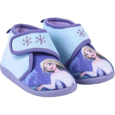 Disney Frozen, Mädchen, Hausschuhe, Hausschuhe Frozen Für Kinder – Lila Polyester Mit Antirutsch-Verschluss, Violett, (24) Disney Frozen, Mädchen, Hausschuhe, Hausschuhe Frozen Für Kinder – Lila Polyester Mit Antirutsch-Verschluss, Violett, (24)