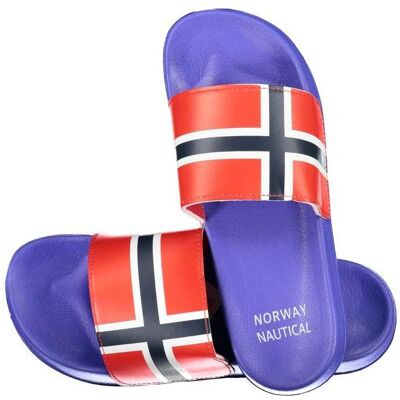 Norway 1963, Herren, Hausschuhe, Blu Plastica Uomo Ciabatta, Blau, (44) Norway 1963, Herren, Hausschuhe, Blu Plastica Uomo Ciabatta, Blau, (44)