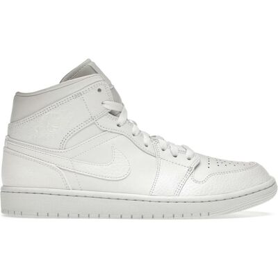Nike Herren, Sneakers, Air Jordan 1 MID, Weiss, (46) Nike Herren, Sneakers, Air Jordan 1 MID, Weiss, (46)