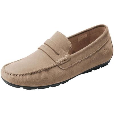 TBS, Herren, Halbschuhe, Leder-Slipper, Braun, (44) TBS, Herren, Halbschuhe, Leder-Slipper, Braun, (44)