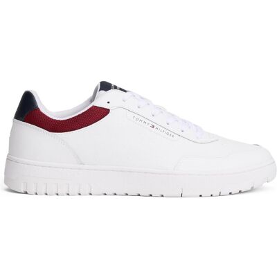 Tommy Hilfiger Herren, Sneakers, Th Basket Core Lth, Blau, (45) Tommy Hilfiger Herren, Sneakers, Th Basket Core Lth, Blau, (45)