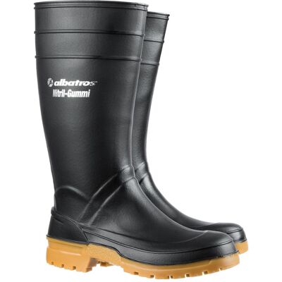 Albatros, Unisex, Gummistiefel, GUARDIAN HIGH BLACK Nitrilgummistiefel 564030 schwarz, Schwarz, (36) Albatros, Unisex, Gummistiefel, GUARDIAN HIGH BLACK Nitrilgummistiefel 564030 schwarz, Schwarz, (36)