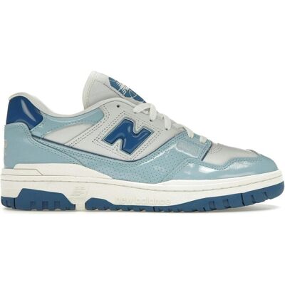 New Balance, Herren, Sneakers, 550 Chrome Blue Patent, Blau, (37.5) New Balance, Herren, Sneakers, 550 Chrome Blue Patent, Blau, (37.5)