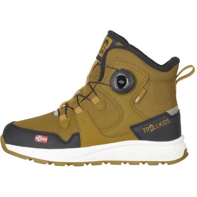 Trollkids, Unisex, Boots + Stiefel, Kid's Bergen Winter Mid Cut, Schwarz, Bronze, (34) Trollkids, Unisex, Boots + Stiefel, Kid's Bergen Winter Mid Cut, Schwarz, Bronze, (34)