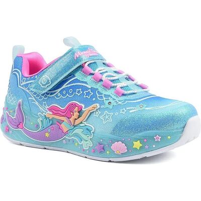 Skechers Mädchen, Sneakers, Mermaid Dreams, Mehrfarbig, Blau, (34) Skechers Mädchen, Sneakers, Mermaid Dreams, Mehrfarbig, Blau, (34)