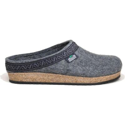 Stegmann, Unisex, Hausschuhe, Filz Clogs, Grau, (44) Stegmann, Unisex, Hausschuhe, Filz Clogs, Grau, (44)