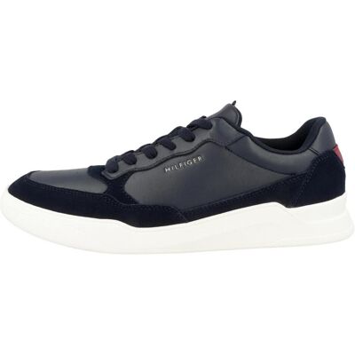 Tommy Hilfiger Herren, Sneakers, Elevated Cupsole Leather Mix - 58213, Blau, (43) Tommy Hilfiger Herren, Sneakers, Elevated Cupsole Leather Mix - 58213, Blau, (43)
