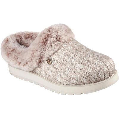 Skechers Damen, Hausschuhe, Keepsakes - Ice Angel 31204-LTBR - 36, Beige, Braun, (36) Skechers Damen, Hausschuhe, Keepsakes - Ice Angel 31204-LTBR - 36, Beige, Braun, (36)