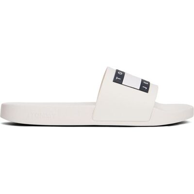 Tommy Hilfiger Herren, Sandalen, Tommy Jeans Pool Slide Ess, Beige, (41) Tommy Hilfiger Herren, Sandalen, Tommy Jeans Pool Slide Ess, Beige, (41)