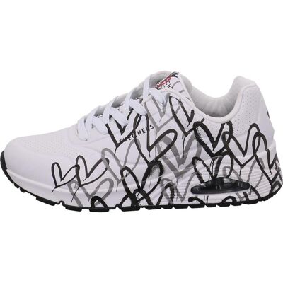 Skechers Damen, Sneakers, Uno - Spread the Love, Weiss, (38) Skechers Damen, Sneakers, Uno - Spread the Love, Weiss, (38)