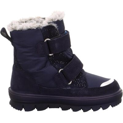 Superfit, Mädchen, Boots + Stiefel, Flavia Warm Lined Gore-Tex Stiefel, Blau, Silber, (31) Superfit, Mädchen, Boots + Stiefel, Flavia Warm Lined Gore-Tex Stiefel, Blau, Silber, (31)