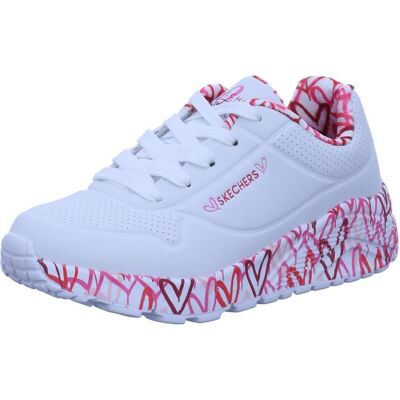 Skechers Mädchen, Sneakers, Sneaker UNO LITE - LOVELY LUV, Weiss, (29) Skechers Mädchen, Sneakers, Sneaker UNO LITE - LOVELY LUV, Weiss, (29)