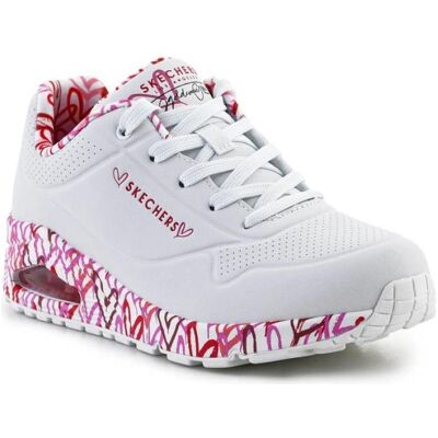 Skechers Damen, Sneakers, Uno - Loving Love, Weiss, (37.5) Skechers Damen, Sneakers, Uno - Loving Love, Weiss, (37.5)