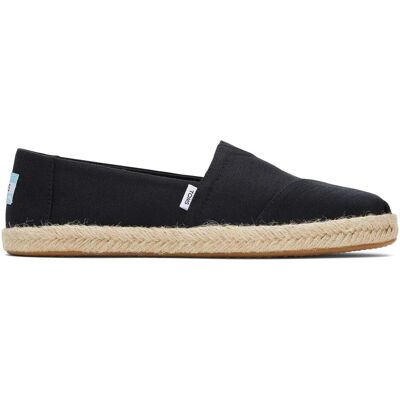Toms, Damen, Espadrilles, Women's Alpargata Rope Recycled Cotton, Schwarz, (41) Toms, Damen, Espadrilles, Women's Alpargata Rope Recycled Cotton, Schwarz, (41)