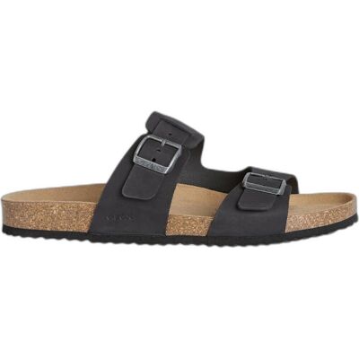 Geox Herren, Sandalen, U Sandal Ghita B - 45938, Schwarz, (44) Geox Herren, Sandalen, U Sandal Ghita B - 45938, Schwarz, (44)