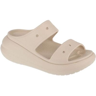 Crocs, Damen, Sandalen, Classic Crush Sandal 207670-2Y2 -, Grau, Silber, (38 2/3, 38.5, 39) Crocs, Damen, Sandalen, Classic Crush Sandal 207670-2Y2 -, Grau, Silber, (38 2/3, 38.5, 39)