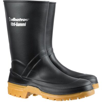 Albatros, Herren, Gummistiefel, GUARDIAN MID BLACK Nitrilgummistiefel 564040 schwarz, Schwarz, (46) Albatros, Herren, Gummistiefel, GUARDIAN MID BLACK Nitrilgummistiefel 564040 schwarz, Schwarz, (46)