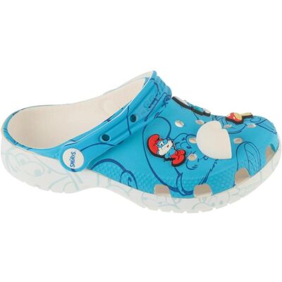 Crocs, Unisex, Hausschuhe, K's Smurfs Classic Clog, Mehrfarbig, Blau, (35) Crocs, Unisex, Hausschuhe, K's Smurfs Classic Clog, Mehrfarbig, Blau, (35)